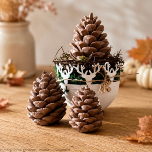 STL 3D Druck Datei Herbst Winter Tannenzapfen skalierbar Herbstliebe Herbstmoment Winterdeko 3D-Datei 3D-Druck Vorlage Zapfen Tanne