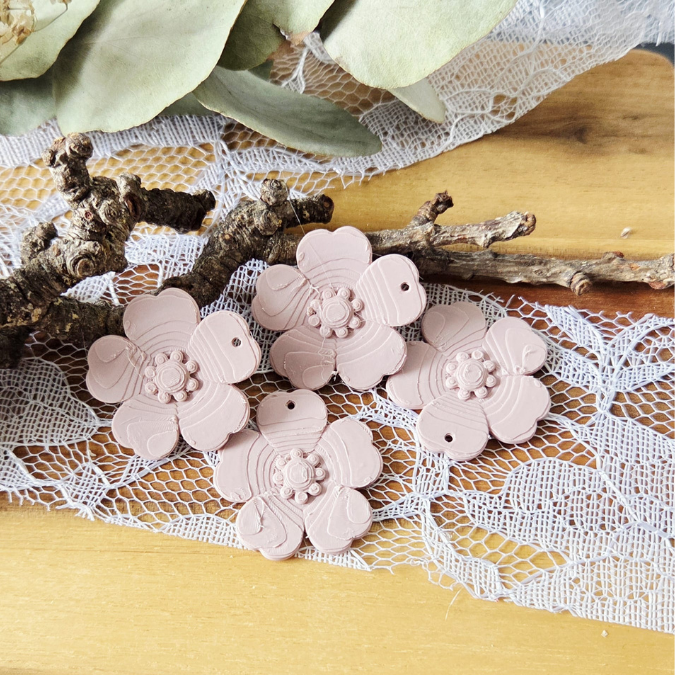 STL 3D Druck Datei 6 Designs Skandi Blumen Anhänger Geschenkanhänger Dekoanhänger Sommerblumen Blüten 3D-Datei 3D-Druck Vorlage Boho – Bild 9