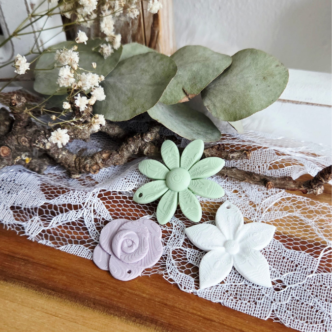 STL 3D Druck Datei 6 Designs Skandi Blumen Anhänger Geschenkanhänger Dekoanhänger Sommerblumen Blüten 3D-Datei 3D-Druck Vorlage Boho – Bild 10