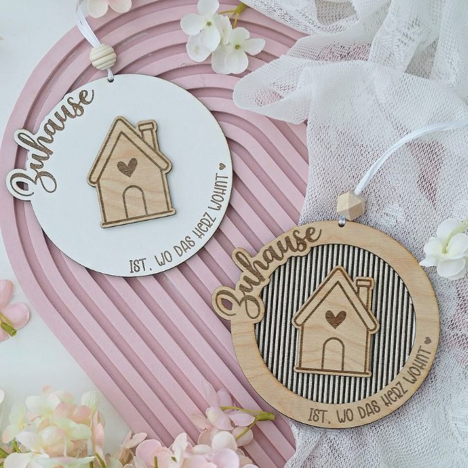 SVG Laserdatei Kranz Zuhause ist wo das Herz wohnt panele mehrlagig personalisierbar Türkranz Türdeko Geschenkidee SVG Datei – Bild 10