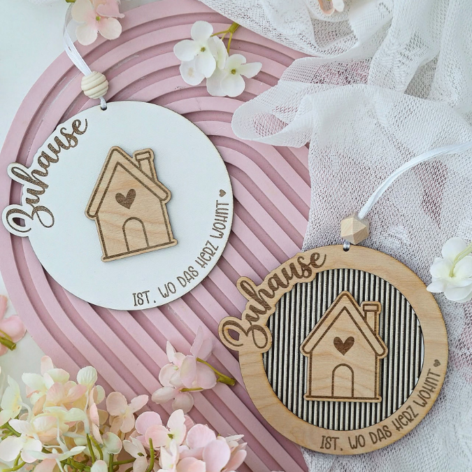 SVG Laserdatei Kranz Zuhause ist wo das Herz wohnt panele mehrlagig personalisierbar Türkranz Türdeko Geschenkidee SVG Datei – Bild 11