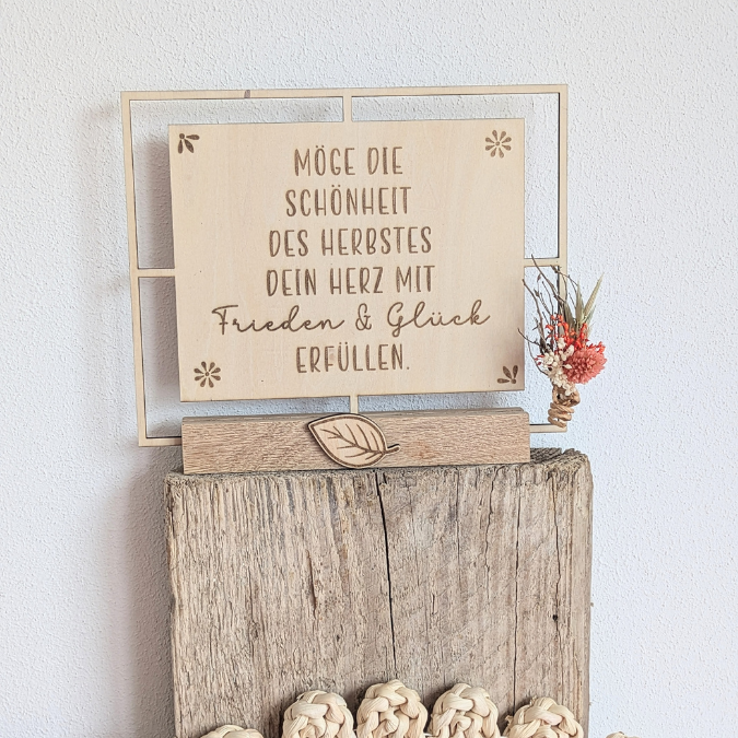 SVG Laser Herbst Datei 4 designs Klötzchenrahmen inkl Dekoblätter zum aufkleben Laserdatei SVG Datei Easysticks Hygge skandi – Bild 14