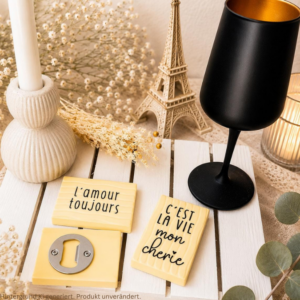 STL 3D Druck Datei 6 Designs Flaschenöffner Französisch La vie est belle Cest la vie Geschenkidee Mitbringsel zum einschrauben 3D-Druck Date