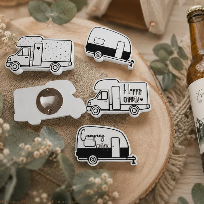STL 3D Druck Datei 6 Designs inkl Blanko zum personalisieren Flaschenöffner Camping zum einschrauben 3D-Druck Datei – Bild 4