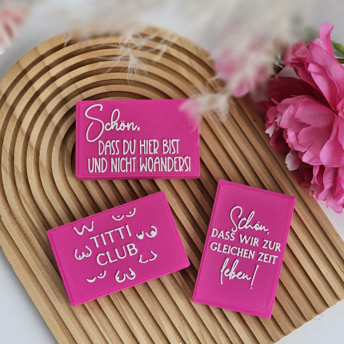 STL 3D Druck Datei 6 Designs Flaschenöffner Freundin positive quotes Geschenkidee Mitbringsel zum einschrauben 3D-Druck Datei – Bild 5