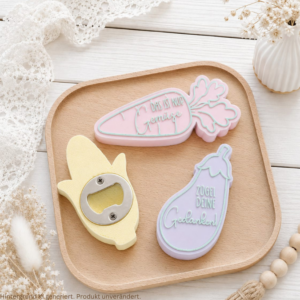 STL 3D Druck Datei 6 Designs Flaschenöffner zum personalisieren lustiges Gemüse Humor sarkasmus Mitbringsel zum einschrauben 3D-Druck Datei