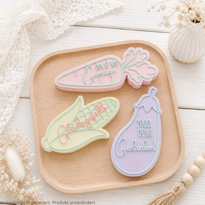STL 3D Druck Datei 6 Designs Flaschenöffner zum personalisieren lustiges Gemüse Humor sarkasmus Mitbringsel zum einschrauben 3D-Druck Datei – Bild 3