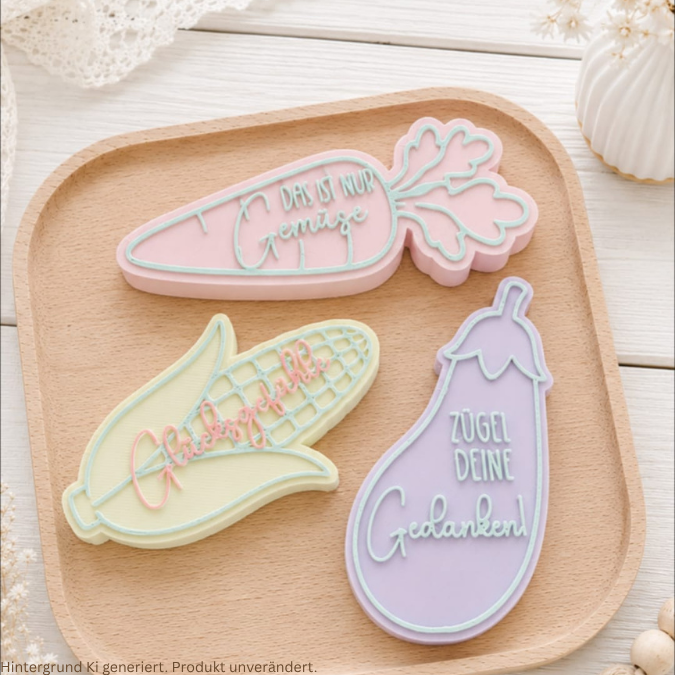 STL 3D Druck Datei 6 Designs Flaschenöffner zum personalisieren lustiges Gemüse Humor sarkasmus Mitbringsel zum einschrauben 3D-Druck Datei – Bild 4