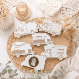 STL 3D Druck Datei 6 Designs inkl Blanko zum personalisieren Flaschenöffner Camping zum einschrauben 3D-Druck Datei