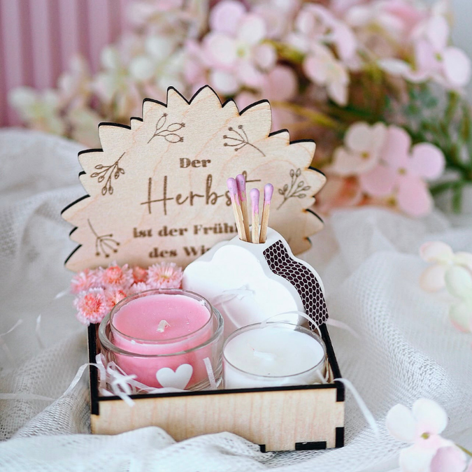 SVG Laser Herbst Datei Teelichtbox Mitbringsel für Teelichter oder Kleinigkeiten 3mm 4mm Laserdatei SVG Datei kerzen Hygge skandi – Bild 22