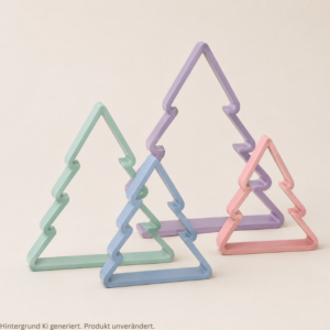 STL 3D Druck Datei 3er Set Tannenbaum in verschiedenen Größen Deko Weihnachtsdeko 3D-Datei 3D-Druck Vorlage Weihnachten Winter Advent
