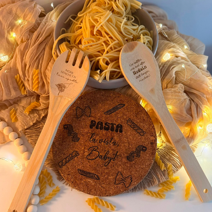 SVG Laser Datei Gravur Pasta Spaghetti Food Essen Laserdatei Plotterdatei – Bild 3