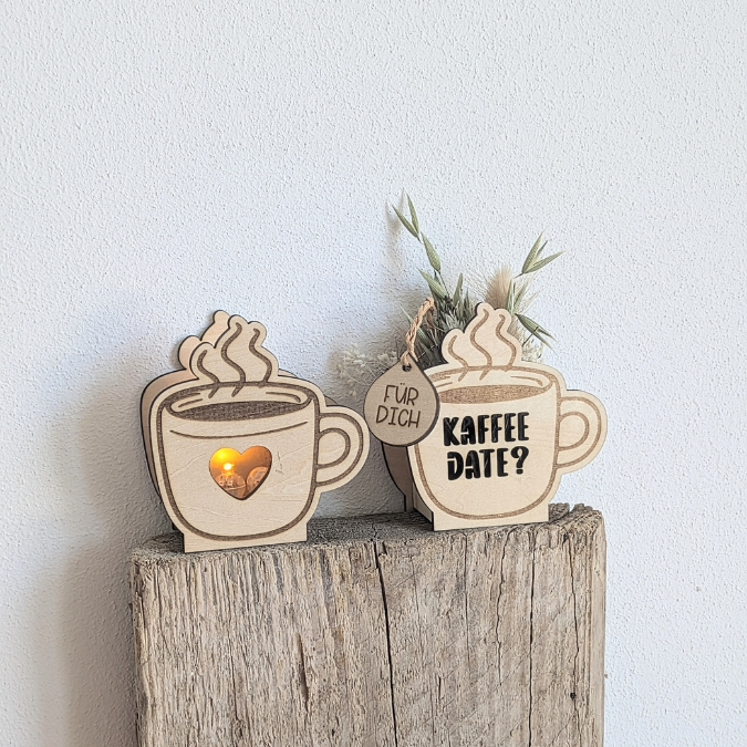 SVG Laser Herbst Datei Mini Kaffee Tasse Einladung für Ballonlicht oder Blumen inkl Anhänger LED Licht Geschenkidee Laserdatei SVG Datei – Bild 6