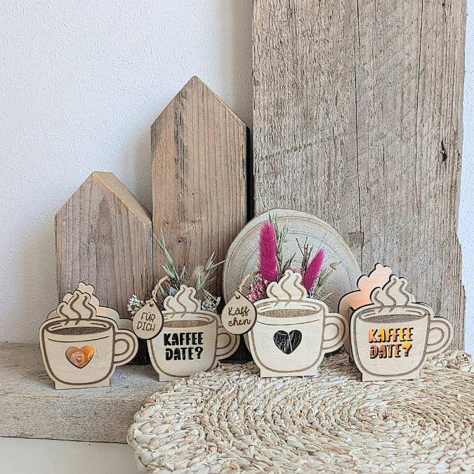 SVG Laser Herbst Datei Mini Kaffee Tasse Einladung für Ballonlicht oder Blumen inkl Anhänger LED Licht Geschenkidee Laserdatei SVG Datei – Bild 5