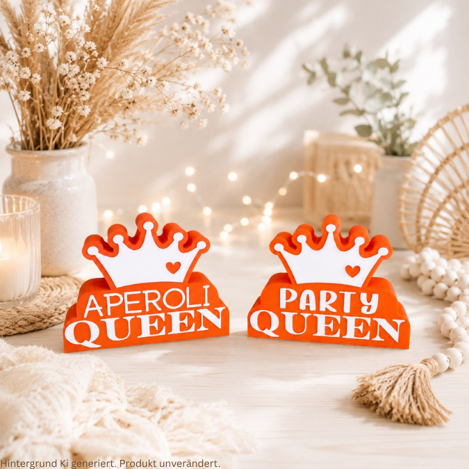 STL 3D Druck Datei Licht Box Aperoli QueenLampe Party Queen Geschenkidee Lichtbox mit Deckel zum kleben 3D-Druck Datei – Bild 5