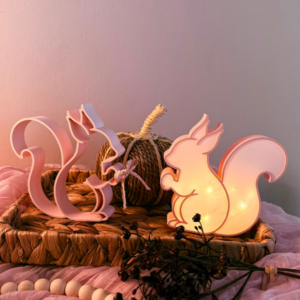 STL 3D Druck Datei Eichhörnchen Herbst Winter zum stellen od beleuchten Ballonlicht Lichterkette Winterdeko 3D-Datei 3D-Druck Vorlage