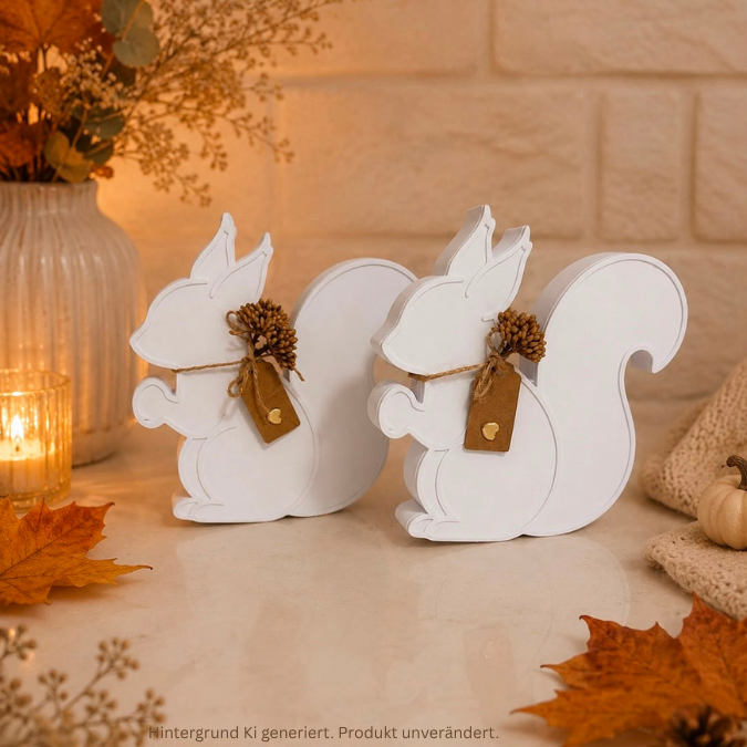 STL 3D Druck Datei Eichhörnchen Herbst Winter zum stellen od beleuchten Ballonlicht Lichterkette Winterdeko 3D-Datei 3D-Druck Vorlage – Bild 10