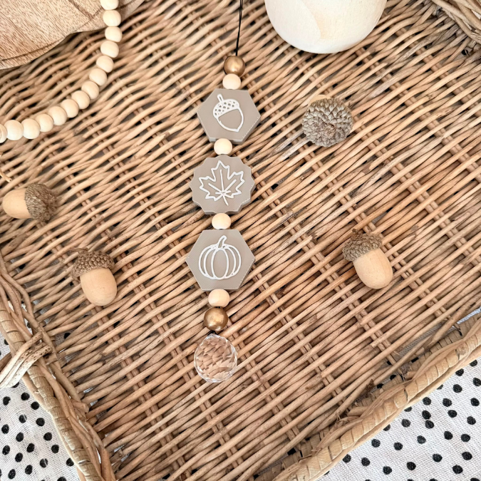 STL 3D Druck Datei Sonnenfänger Herbst Anhänger Kürbis Eichel Blatt Herbstmotive Herbstdatei Wanddeko Geschenkanhänger Sonnenfänger – Bild 8