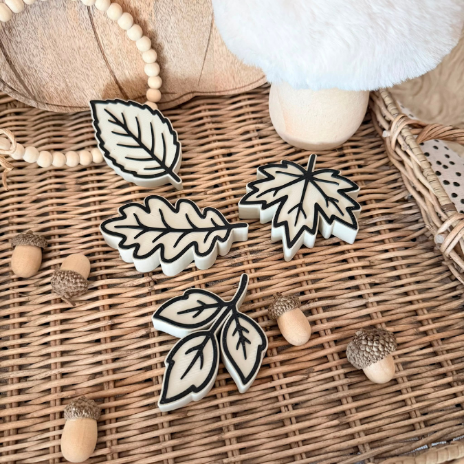 STL 3D Druck Datei Herbst Blätter Laub zum stellen, hängen und durchfädeln Sonnenfänger Herbstglück Ahornblatt elegante Herbstdeko – Bild 6
