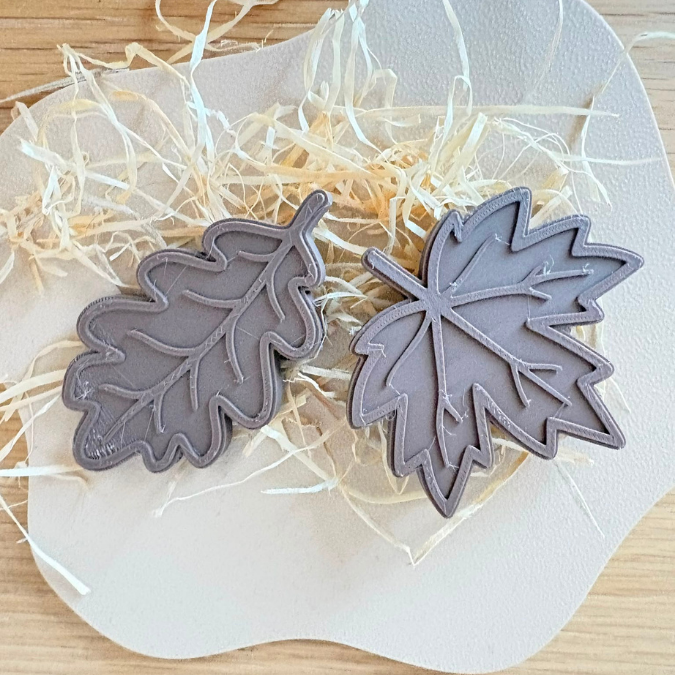STL 3D Druck Datei Herbst Blätter Laub zum stellen, hängen und durchfädeln Sonnenfänger Herbstglück Ahornblatt elegante Herbstdeko – Bild 11
