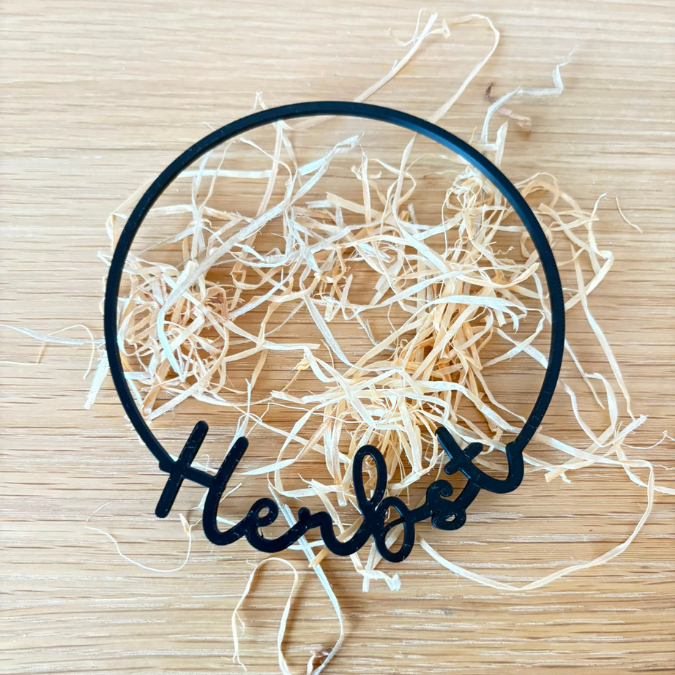 STL 3D Druck Datei Herbst Kranz schlicht Geschenkanhänger Türdeko Hoop Wanddeko 3D-Datei 3D-Druck Vorlage umhäkeln stricken Trockenblumen – Bild 5