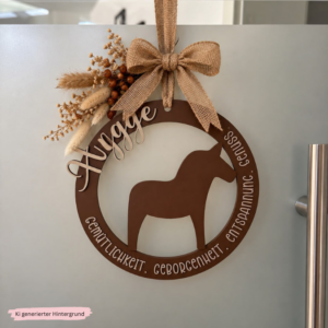 STL 3D Druck Datei Kränze 4 Designs Hygge definition Dala Pferd hyggelig 3D-Datei 3D-Druck Vorlage Kranz Türkranz