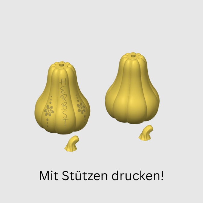 3mf 3D Druck Datei 2er Set Herbst Licht Kürbis Kürbisse Lichtdatei Lichtkürbis Herbstliebe Herbstmoment 3D-Datei Vorlage Kürbisliebe – Bild 2