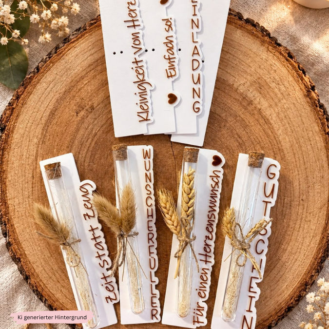 STL 3D Druck Datei 8er Set Geschenkbrett Halter für Geld, Gutscheine und Kleinigkeiten Wunscherfüller 3D-Datei 3D-Druck Vorlage – Bild 8
