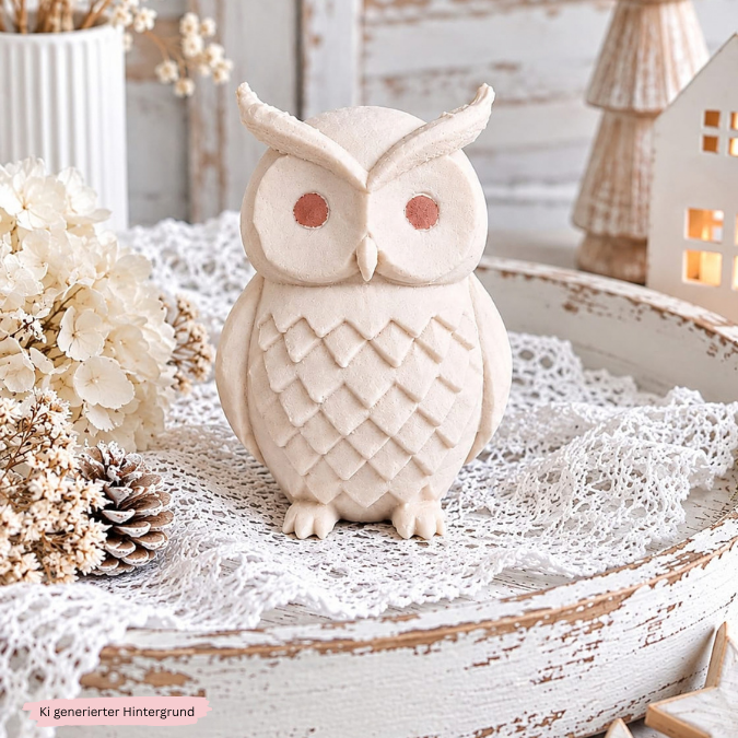 STL 3D Druck Datei Eule Herbst Winter skalierbar Herbstliebe Vogel Wald Waldtier Herbstmoment 3D-Datei 3D-Druck Vorlage – Bild 8