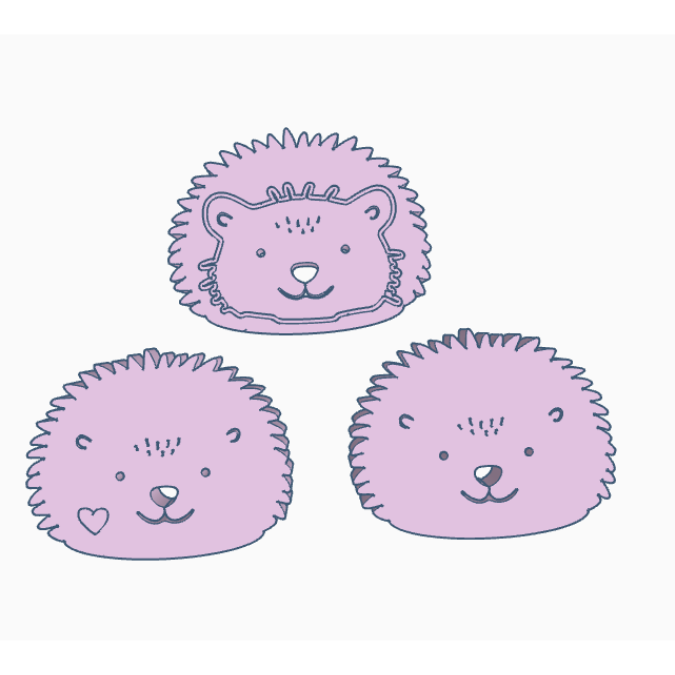 STL 3D Druck Datei Herbst Igel Igelchen kleiner Dekoigel Kawaii Cute Glücksbringer skalierbar Deko Herbstliebe 3D-Datei 3D-Druck Vorlage – Bild 2