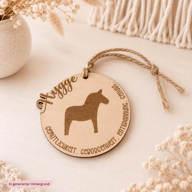 SVG Laserdatei Kranz Hygge Dala Skandi panele mehrlagig personalisierbar Türkranz Türdeko Geschenkidee SVG Datei Hyggelig Herbst Weihnachten – Bild 3
