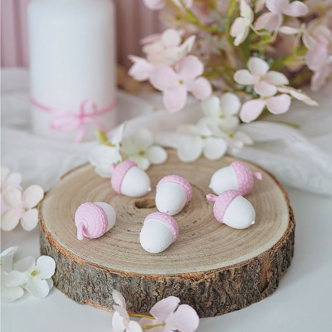 STL 3D Druck Datei Eichel Eicheln zum zusammenkleben Winter Herbst skalierbar Herbstliebe Herbstmoment 3D-Datei 3D-Druck Vorlage – Bild 8