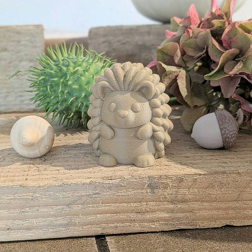 STL 3D Druck Datei Herbst Igel Igelchen Kawaii Cute Glücksbringer skalierbar Deko Herbstliebe 3D-Datei 3D-Druck Vorlage – Bild 7