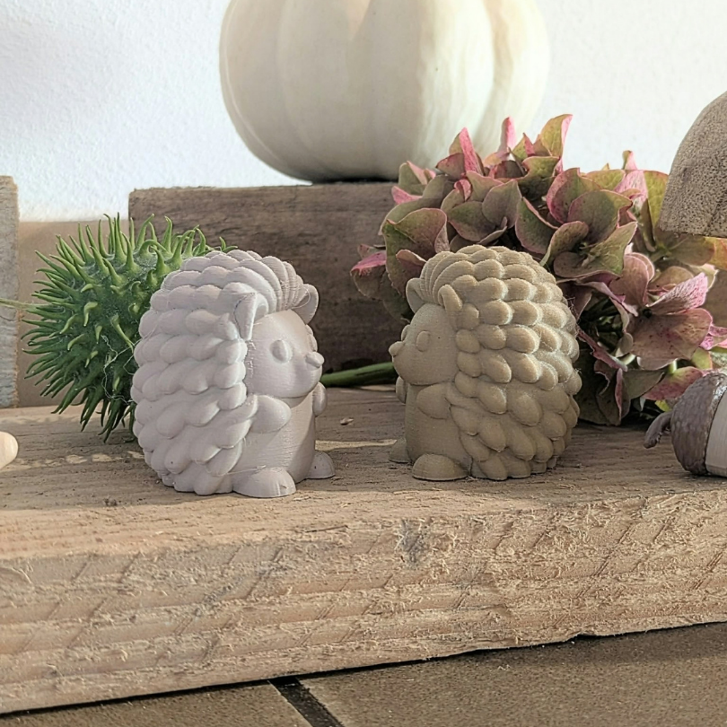 STL 3D Druck Datei Herbst Igel Igelchen Kawaii Cute Glücksbringer skalierbar Deko Herbstliebe 3D-Datei 3D-Druck Vorlage – Bild 8