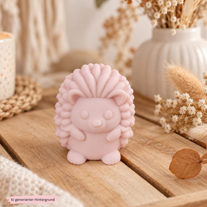 STL 3D Druck Datei Herbst Igel Igelchen Kawaii Cute Glücksbringer skalierbar Deko Herbstliebe 3D-Datei 3D-Druck Vorlage – Bild 9