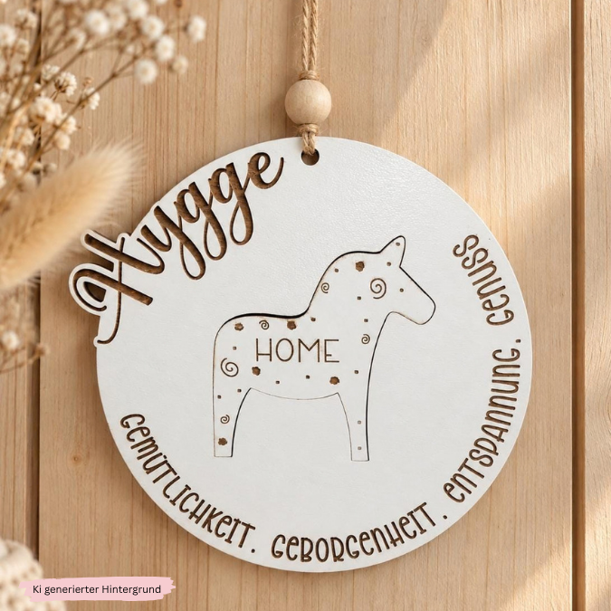 SVG Laserdatei Kranz Hygge Dala Skandi panele mehrlagig personalisierbar Türkranz Türdeko Geschenkidee SVG Datei Hyggelig Herbst Weihnachten – Bild 4