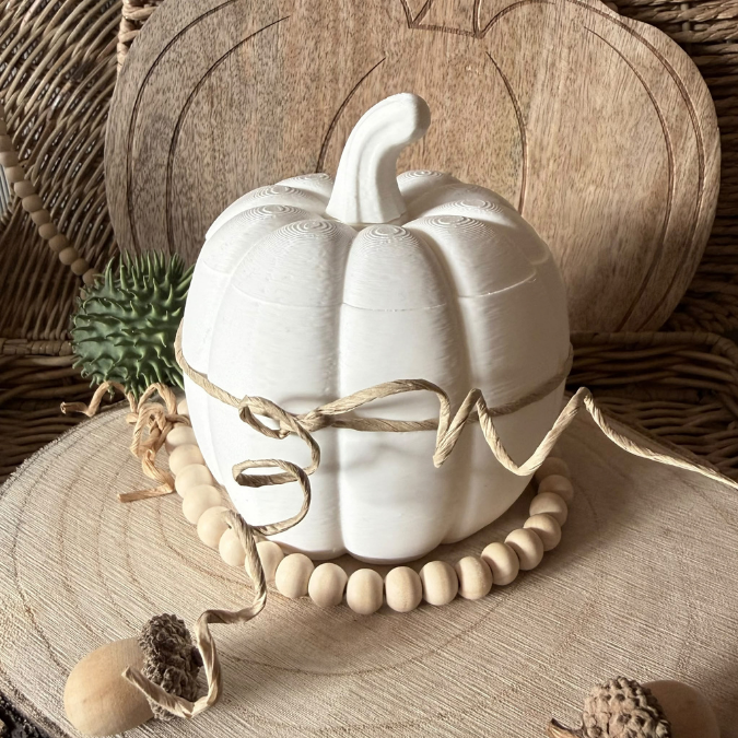 STL 3D Druck Datei 7er Set Herbst 3MF 3D Druck Datei Herbst Kürbis Schüsseln Halloween Süßigkeiten füllbar 3D-Datei 3D-Druck Vorlage Kürbisliebe – Bild 2