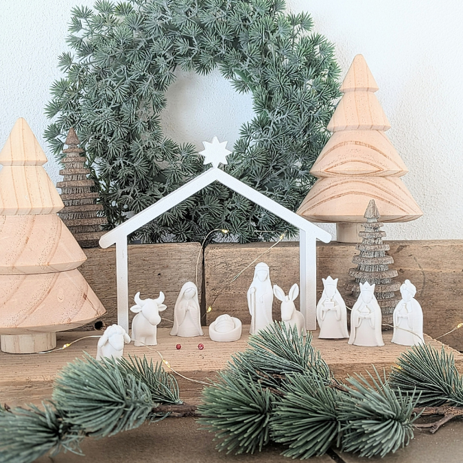 2 STL 3D Druck Datei Krippenfiguren mit verschiedenen Kulissen Krippenszene Krippe Maria und Josef Jesus 3D-Datei 3D-Druck Heilige Nacht – Bild 18