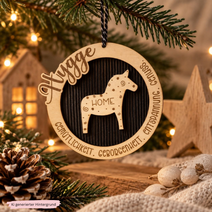SVG Laserdatei Kranz Hygge Dala Skandi panele mehrlagig personalisierbar Türkranz Türdeko Geschenkidee SVG Datei Hyggelig Herbst Weihnachten – Bild 8