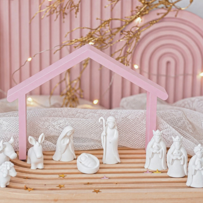 2 STL 3D Druck Datei Krippenfiguren mit verschiedenen Kulissen Krippenszene Krippe Maria und Josef Jesus 3D-Datei 3D-Druck Heilige Nacht – Bild 25