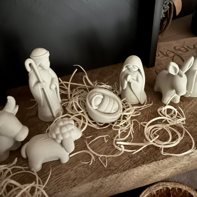 2 STL 3D Druck Datei Krippenfiguren mit verschiedenen Kulissen Krippenszene Krippe Maria und Josef Jesus 3D-Datei 3D-Druck Heilige Nacht – Bild 26