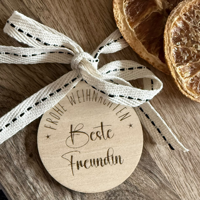 SVG Laser Datei 28 Designs Baumkugel Anhänger 2lagig Mama Papa Oma Opa Weihnachten Weihnachtsgeschenk Patentante Onkel Freundin Geschenkidee – Bild 19
