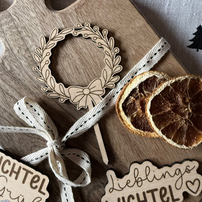 SVG Laserdatei XXL Stecker und Anhänger Weihnachten über 50 Designs Geschenkanhänger Winter Skandi SVG Datei Geschenkverpackung – Bild 7